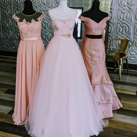 LAST CHANCE Mori Lee Blush Ball Gown - Picture 9 of 9
